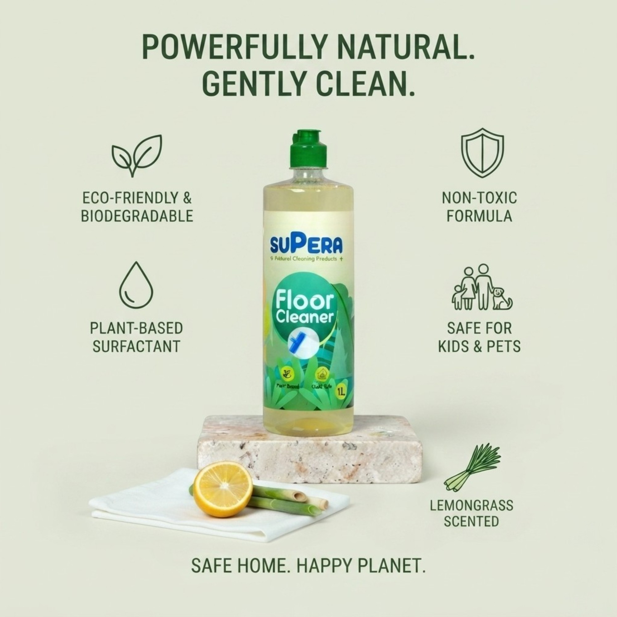 Natural Floor cleaner | Lemongrass