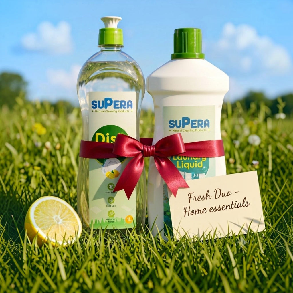Supera Laundry & Dishwash - Fresh Duo ( 1L Each - Total 2L Pack)